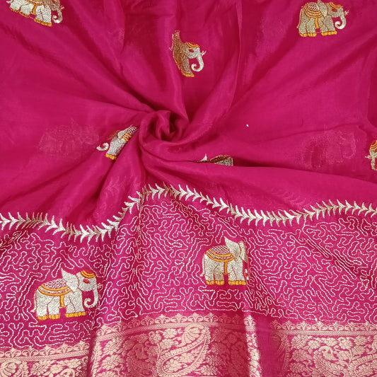 Elephant Premium Soft Viscose Saree | SSEP306