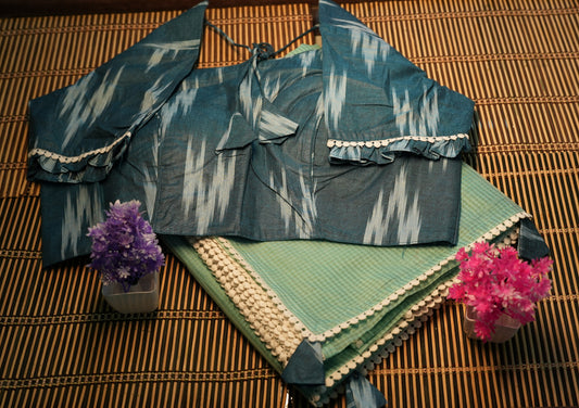 Blouse With Fancy Saree | SSBS207
