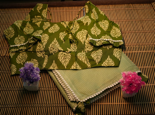 Blouse With Fancy Saree | SSBS207