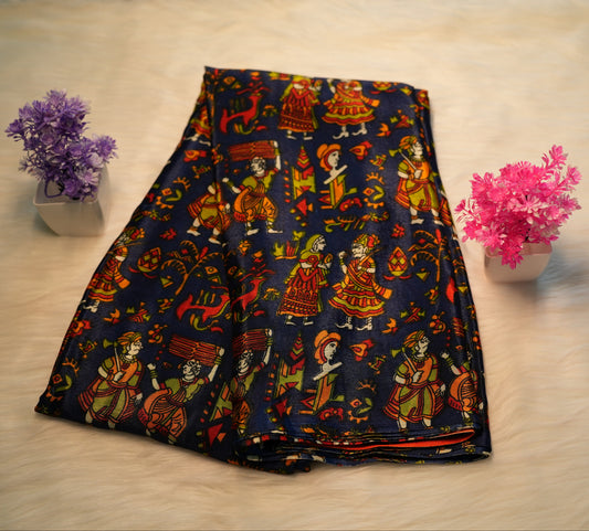 Crepe Silk Saree | SSCS182