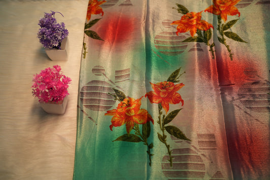 Crepe Silk Saree | SSCS182