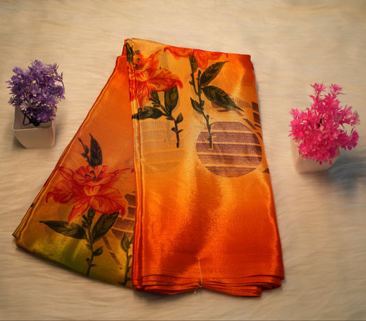 Crepe Silk Saree | SSCS182
