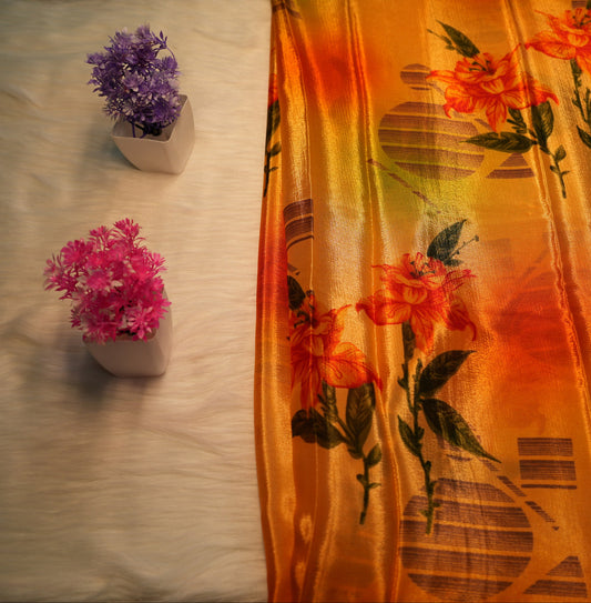 Crepe Silk Saree | SSCS182
