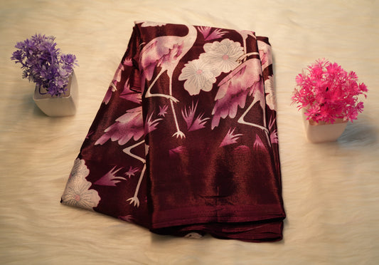 Crepe Silk Saree | SSCS182