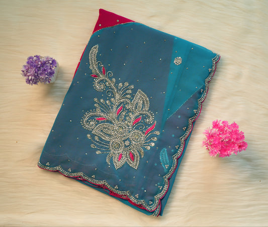 Fancy Stone Saree | SSFS208