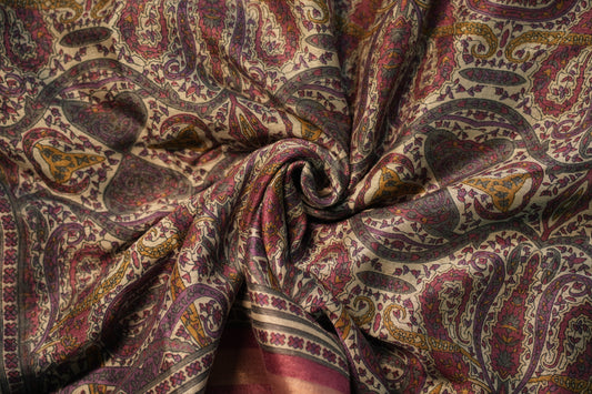 Soft Ajrakh Malai Cotton Saree | SSMC217