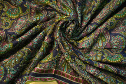 Soft Ajrakh Malai Cotton Saree | SSMC217