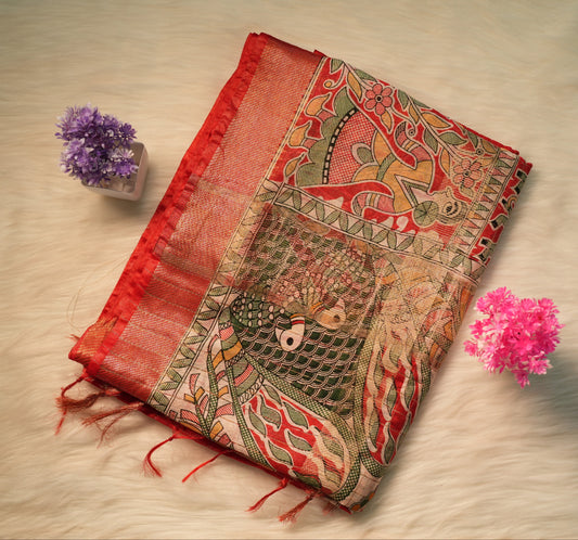 Tissue Silk Saree | SSTS224