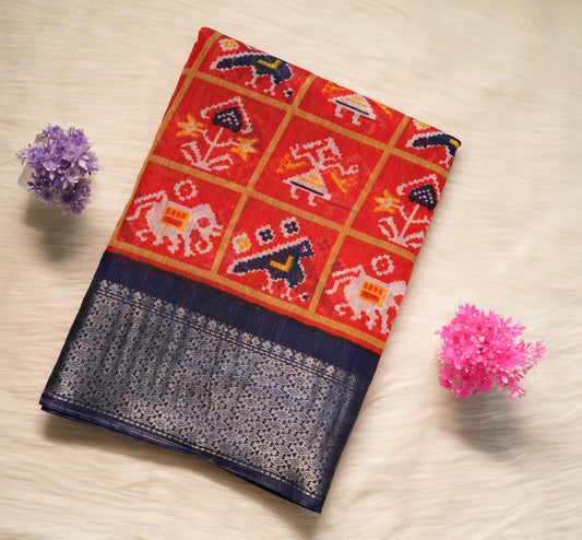 Ikkat Dola Saree | SSDS213