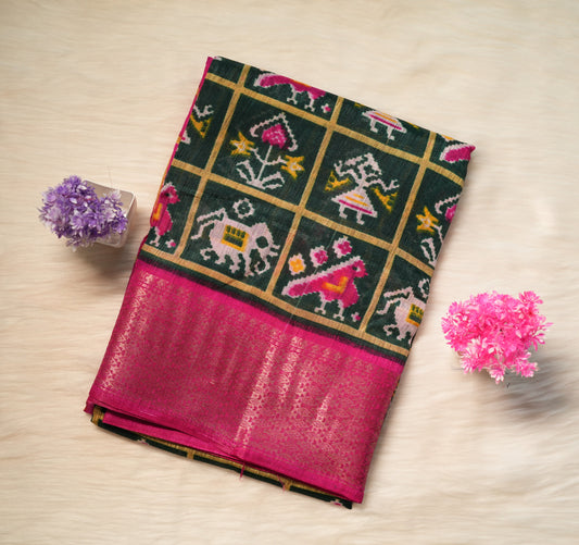 Ikkat Dola Saree | SSDS213