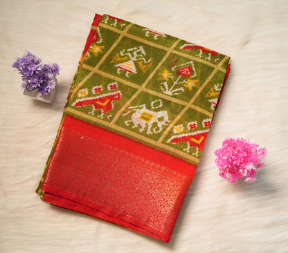 Ikkat Dola Saree | SSDS213