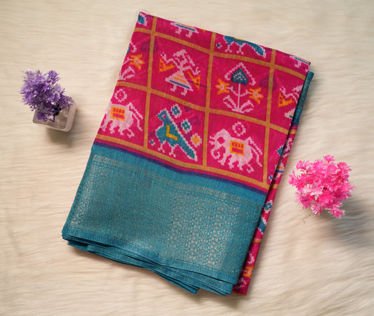 Ikkat Dola Saree | SSDS213