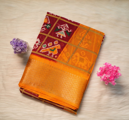 Ikkat Dola Saree | SSDS213