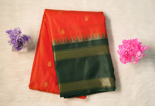 Semi Gadwal Silk Saree | SSGS231