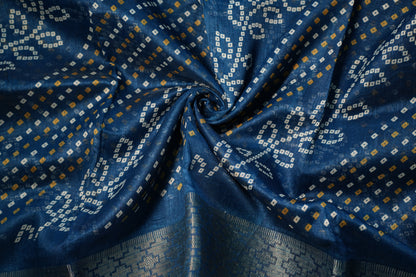Dobby Border Fancy Flower Design Saree | SSFD225