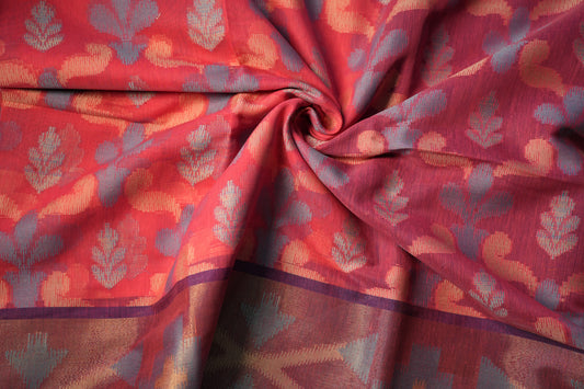 Cotton Ikkat Saree | SSCS233