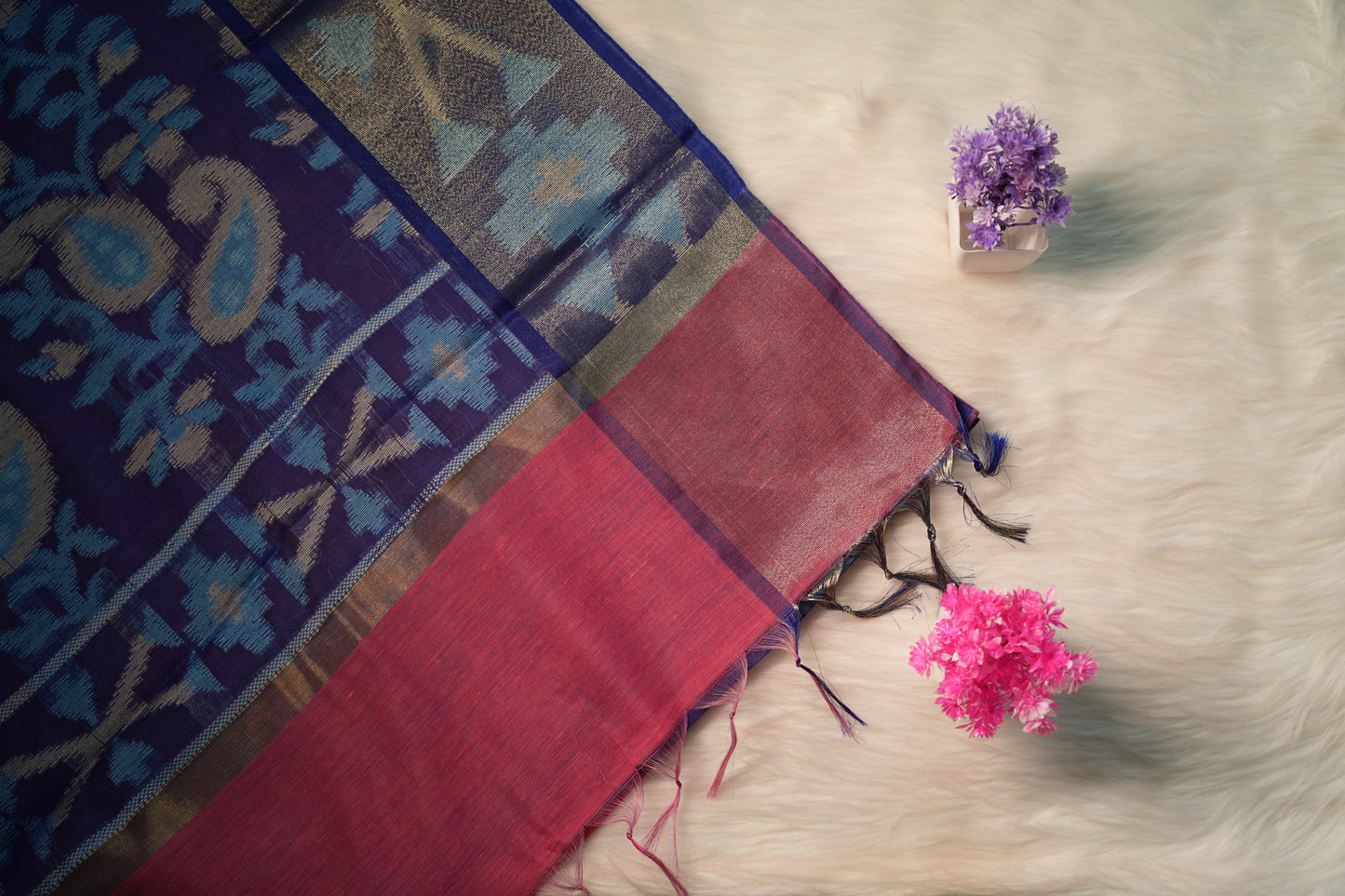 Cotton Ikkat Saree | SSCS233
