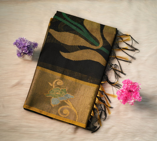 Cotton Ikkat Saree | SSCS233