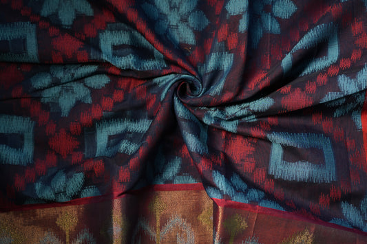 Cotton Ikkat Saree | SSCS233