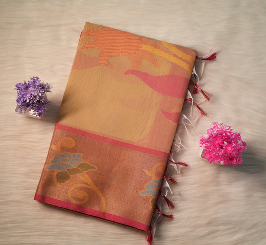 Cotton Ikkat Saree | SSCS233