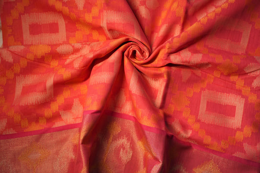Cotton Ikkat Saree | SSCS233