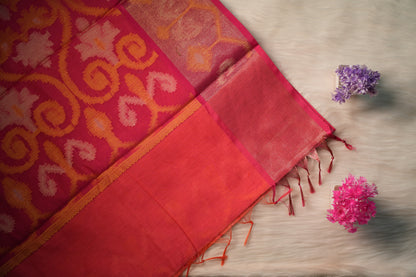 Cotton Ikkat Saree | SSCS233
