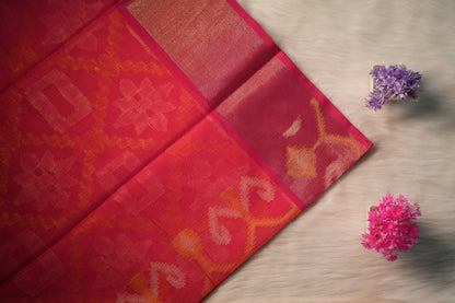 Cotton Ikkat Saree | SSCS233