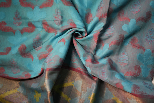 Cotton Ikkat Saree | SSCS233