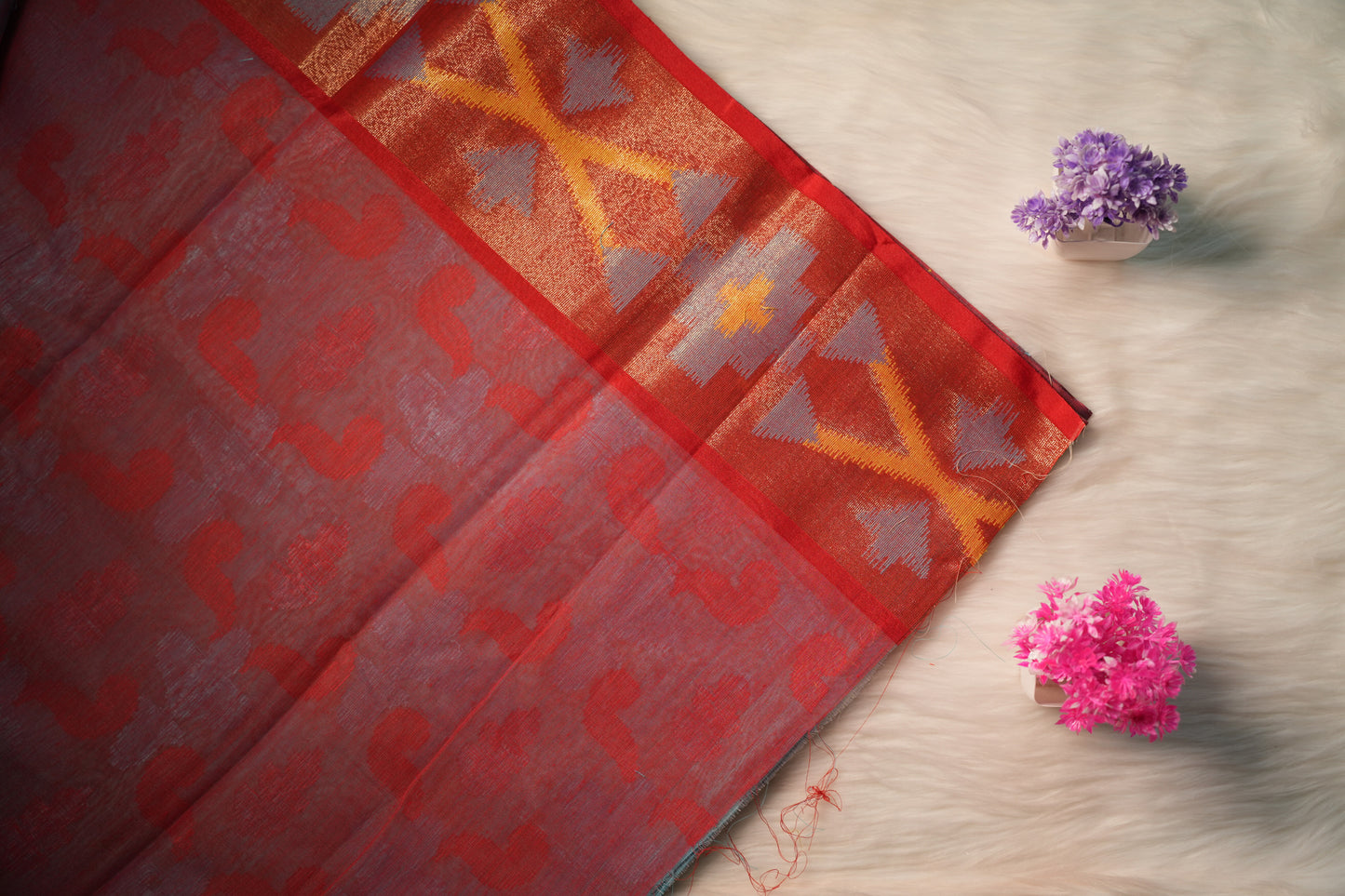 Cotton Ikkat Saree | SSCS233