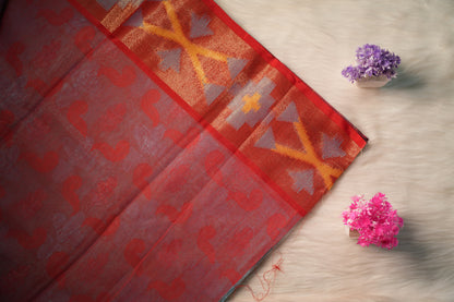 Cotton Ikkat Saree | SSCS233