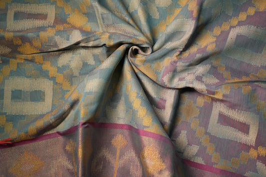 Cotton Ikkat Saree | SSCS233