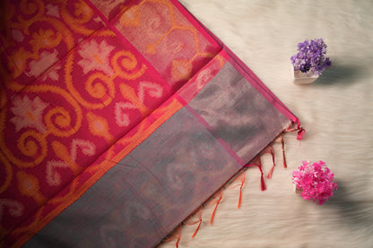 Cotton Ikkat Saree | SSCS233