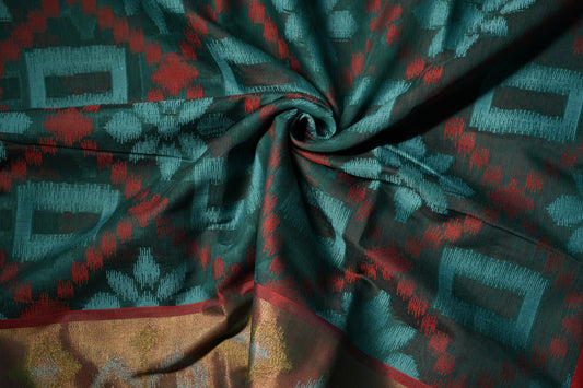 Cotton Ikkat Saree | SSCS233