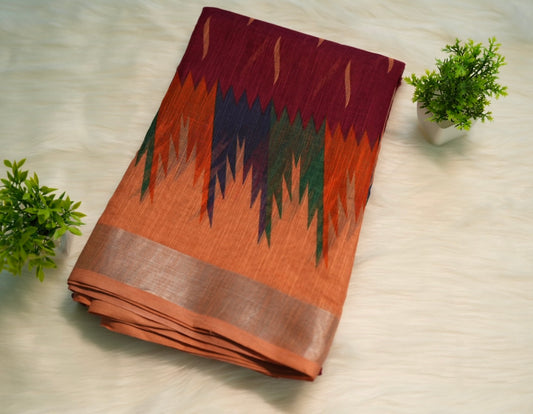 Temple Boarder Saree | SSBS185