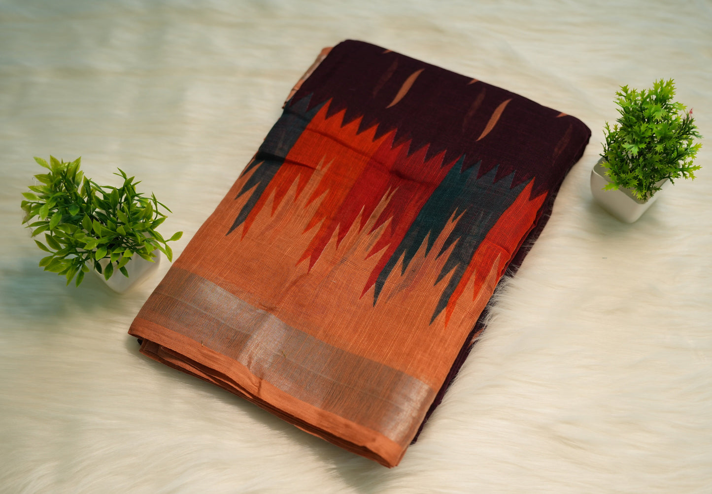 Temple Boarder Saree | SSBS185