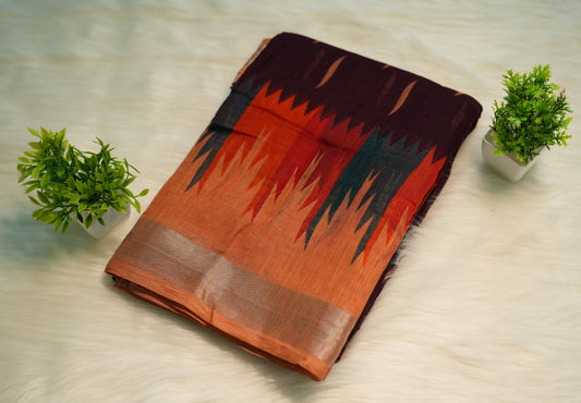 Temple Boarder Saree | SSBS185