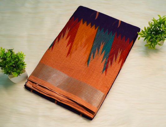 Temple Boarder Saree | SSBS185