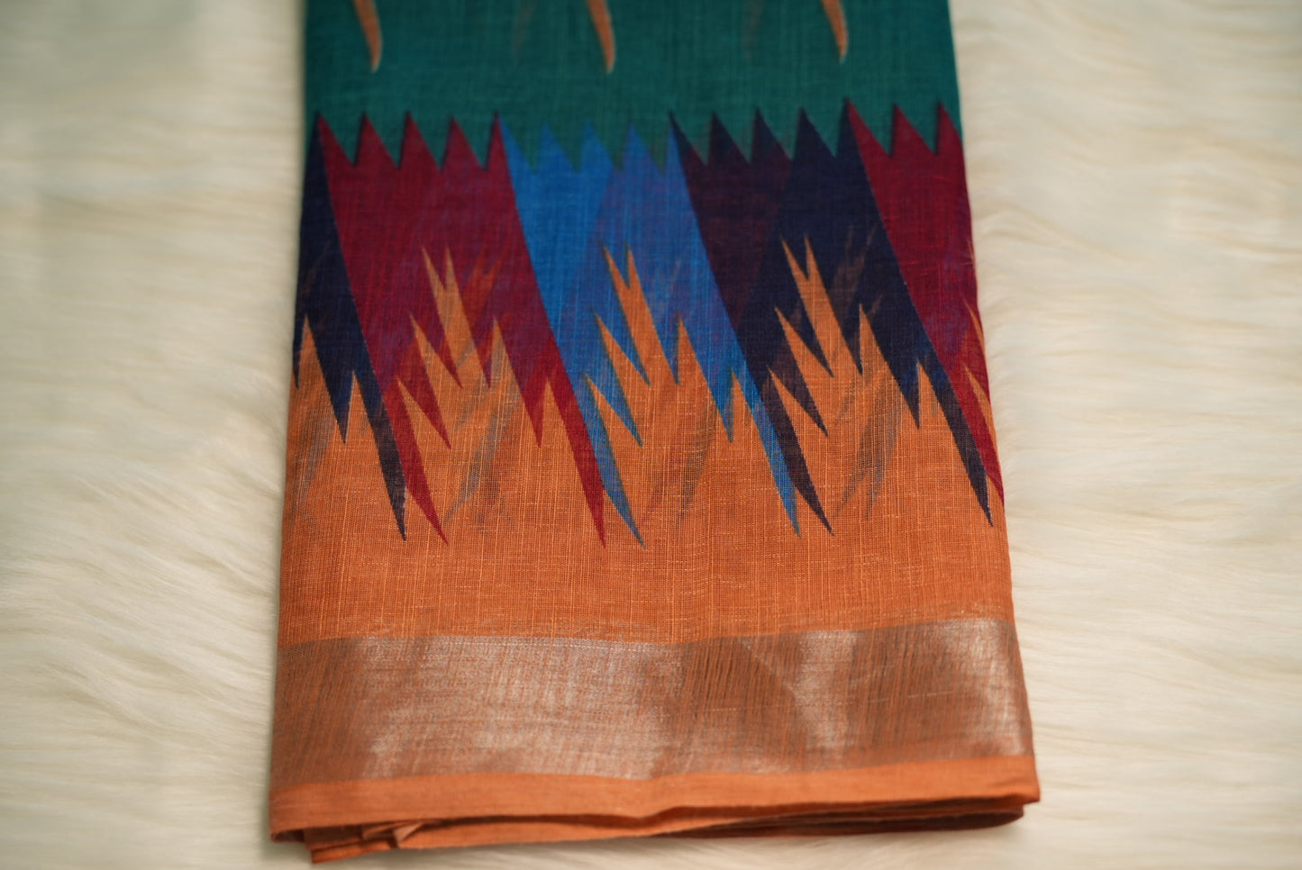 Temple Boarder Saree | SSBS185