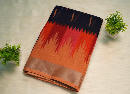 Temple Boarder Saree | SSBS185