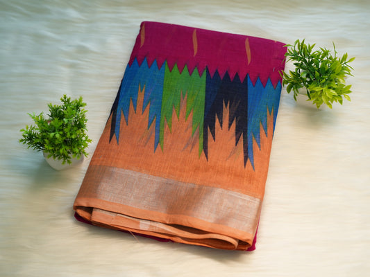 Temple Boarder Saree | SSBS185