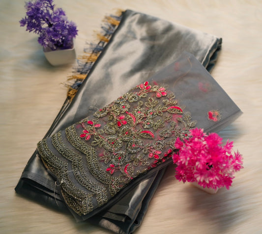 Party Wear Silk Saree | SSPS186