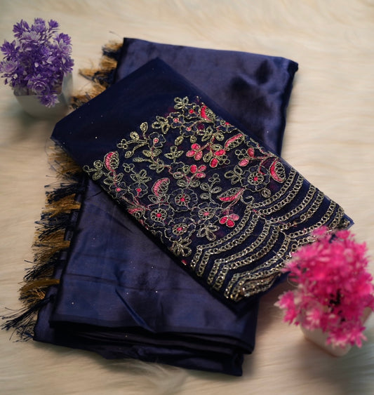 Party Wear Silk Saree | SSPS186