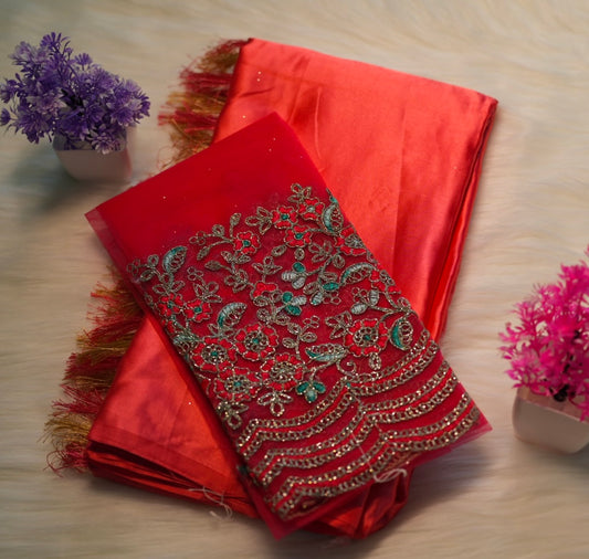 Party Wear Silk Saree | SSPS186