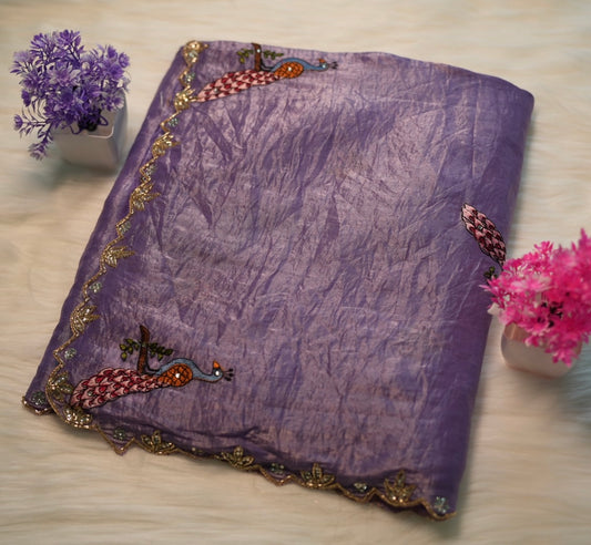 Crush Handwork Saree | SSPS189