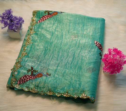 Crush Handwork Saree | SSPS189