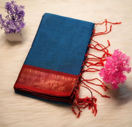 Rich Temple Cotton Saree | SSTS192