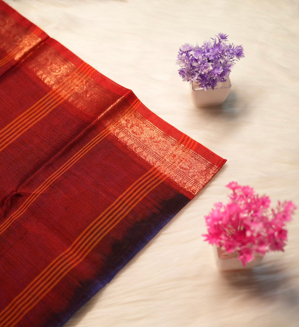 Rich Temple Cotton Saree | SSTS192