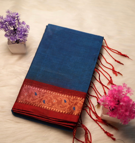 Rich Temple Cotton Saree | SSTS192