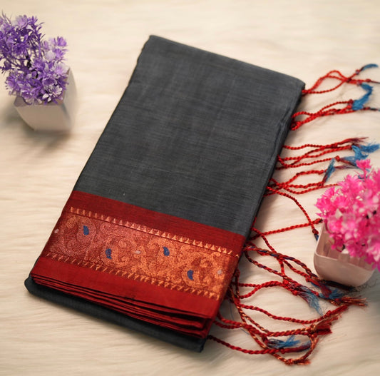 Rich Temple Cotton Saree | SSTS192