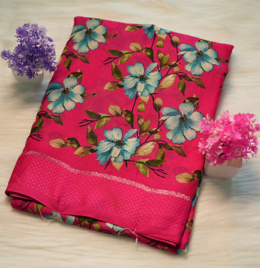 Semi Mysore Silk Saree | SSMS193